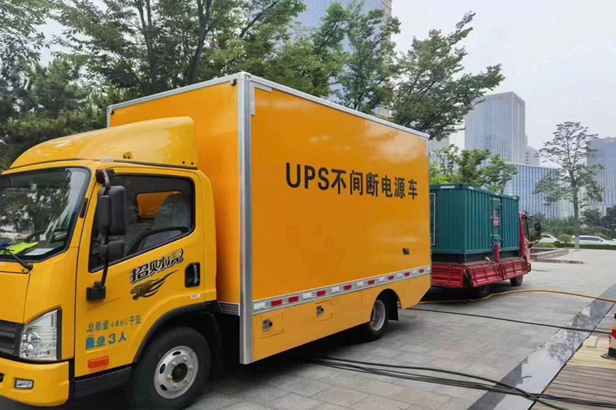 普洱发电机租赁施工现场